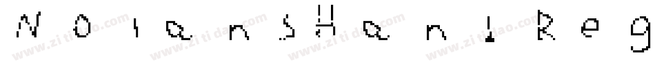 NolansHand Regular字体转换